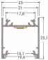 Brumberg LED-Alu-Profil L2000   53603070 