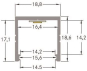 Brumberg LED-Anbauprofil,       53607080 