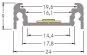 BRUM LED-Flachprofil weiss      53902070 