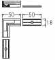 BRUM L-Verbinder zu 53700 weiss 53071070 