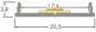 BRUM Alu-Abdeckprofil, zu 53603 53756260 