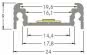 BRUM LED-Flachprofil weiss      53902070 