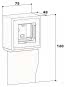 GGK 114305 Leerdose 1-fach   4D 20x80-D1 