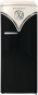 Gorenje OBRB 615 DBK schwarz Kühlschrank 