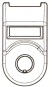 Hellermann HDM25-PA66HIR-BK (100) Halter 
