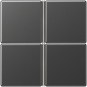 Jung Tastensatz 4fach kpl     A404TSAANM 