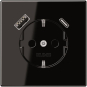 Jung SCHUKOsteckdose m.USB LS1520-15CASW 