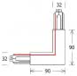 LTS 3PH Eckverbinder ONETrack ws  660278 