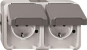Merten SCHUKO-Doppel-Steckdose    239039 