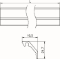 OBO KG2RW Gitterprofil 20x22x2000mm Alu 