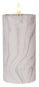 S&H LED-Kerze Marmoroptik          88219 