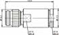 TEGA TNC-Kabelstecker Feder/   100023726 