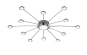 Trio LED-Deckenleuchte         673311306 