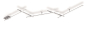TRIO LED-Deckenleuchte nickel  674610507 
