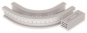 Unex Flachbogen 90  lichtgrau   67226-04 