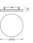 Ledvance Planon Frameless Round 450mm 