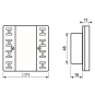 JG KNX Tastsensor-Modul      LS5094TSM 