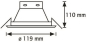 RUTEC Halogen Einbaustra. GU5,3   R55893 