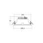 Brumberg LED-Einbaudownlight    40615174 