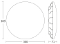   LED INNENLEUCHTE RS PRO S20 SC NW IP65 