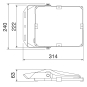 GEWISS ELIA FL L3 57K CRI80 GWF1100RC857 