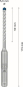 Bosch EXPERT Hammerbohrer SDS 2608900157 