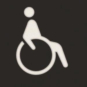 Berker Folie Symbol Rollstuhl   19058003 