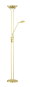 Trio LED Stela 'SPOCK',messing R42292108 