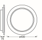 Ledvance Smart+ Orbis Ceiling 400mm TW 
