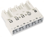 WAGO 770-235 Stecker,5-polig,weiß 