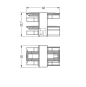 WAGO 770-607 3-fach-Verteiler, 