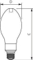 PHIL MAS LED HPL 19W/840 230V (80W) 