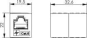 TG AMJ-Kupplung Cat.6+ RJ45  J00029A0062 