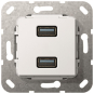 GIRA 568403 USB 3.0A 2fach Kupplung 