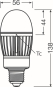 LEDV HQL LED 14,5W/840 2000lm IP65 