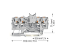 WAGO 2202-1441 Doppeldurchgangs- 