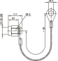 TEGA SMA-Abdeckkappe m.Schnur  100021279 