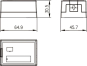 TG Modul-Aufnahme 1-fach Ap  H02000A0071 