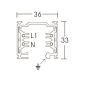 BRUM 3-Phasen-Stromschie.       88104250 