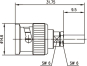 TEGA BNC-Kabelstecker Cr/Cr  J01002A0051 