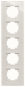 Kopp Glas-Rahmen 5f.HK07weiß   406702001 