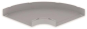 Unex Flachbogen 90° lichtgrau      66630 