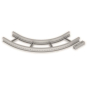 Flachbogen 90  halogenfrei grau 85x300 R 