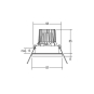 BRUM LED-Einbaudownlight 230V   38149253 