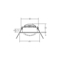BRUM LED EBS 230V 6W 3000K      38369073 