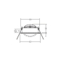 BRUM LED-Einbaustrahler 230V,   41463073 