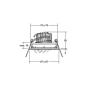 Brumberg LED-Einbaustrahler 230 39357073 