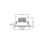 BRUM LED-Einbaustrahler 230 6W  38142053 