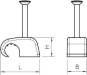OBO 2025 25 RW Haft-Clip 4-7mm L25 PP 