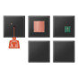 Jung Notrufset m.USV      NRSLS0834-2SWM 